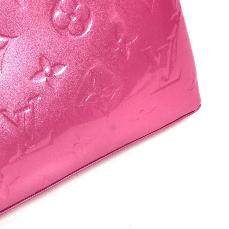 Louis Vuitton Shoulder Bag Reed PM M24028 Monogram Vernis Neon Pink