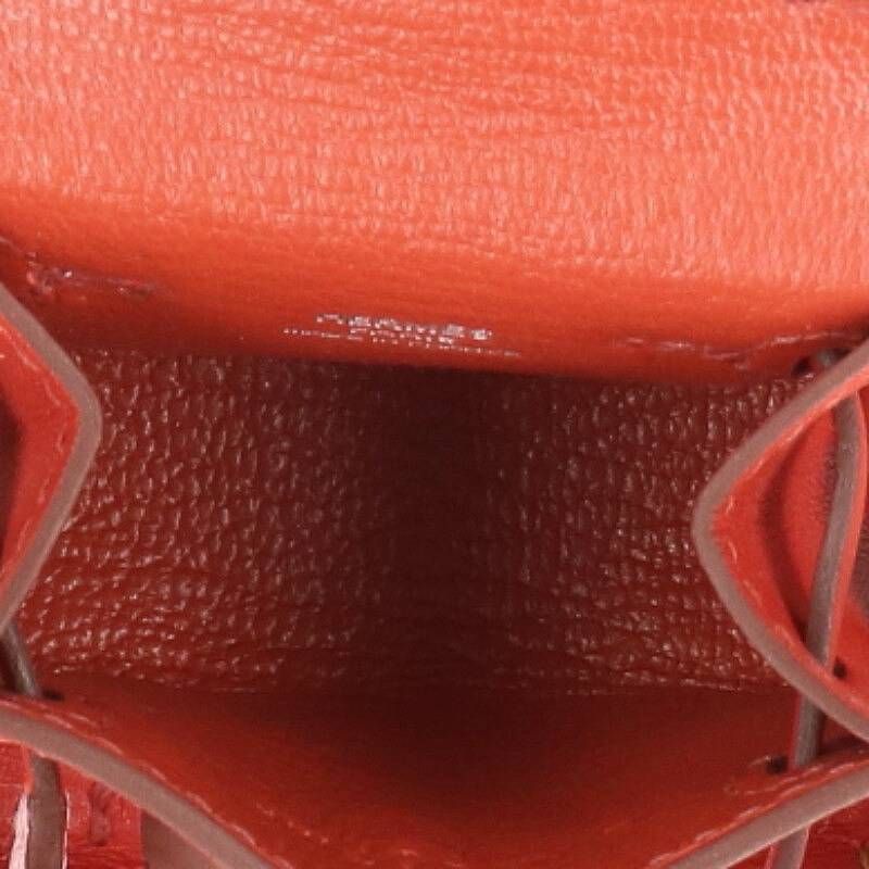 Hermes Kerry Doll Z Engraved Svhardware Tadelakt Chevre Mizor Charm Men's