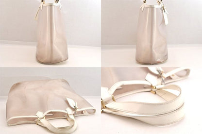 Louis Vuitton Epi Plage Lagoon Bay Tote Bag Clear White M92151 LV 3000n