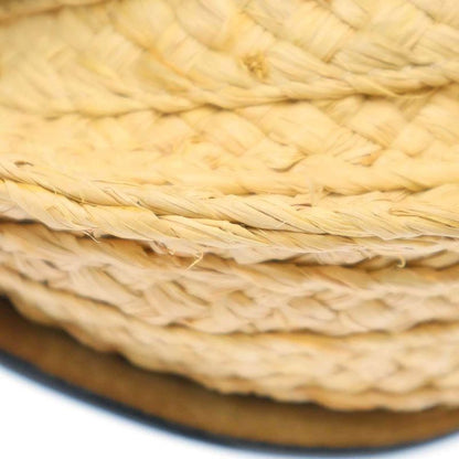 Loewe Gate Raffia Shoulder Bag Natural×black