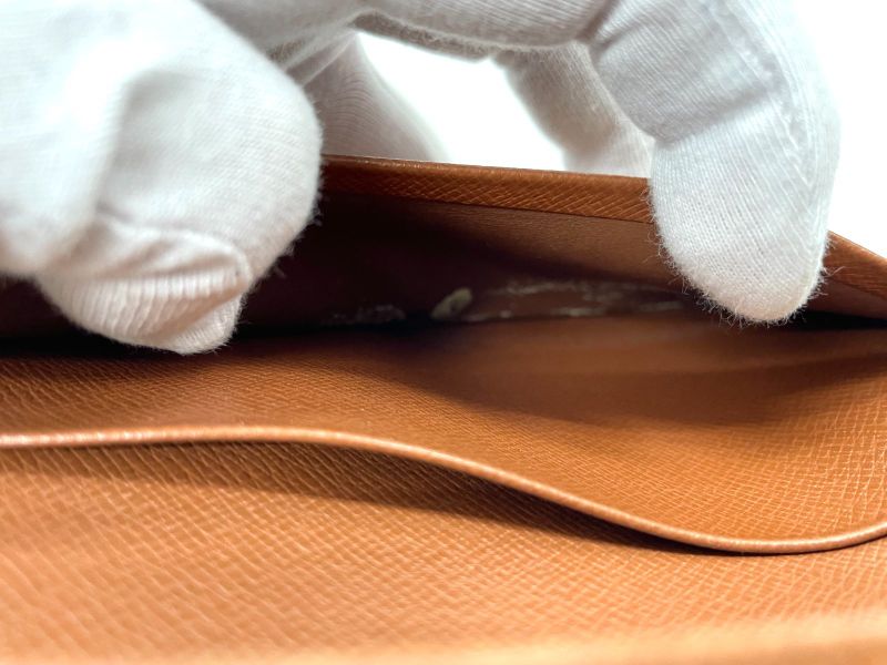 Louis Vuitton Monogram Porte Monet Vieux Trésor M61730 Foldable Wallet L-shaped