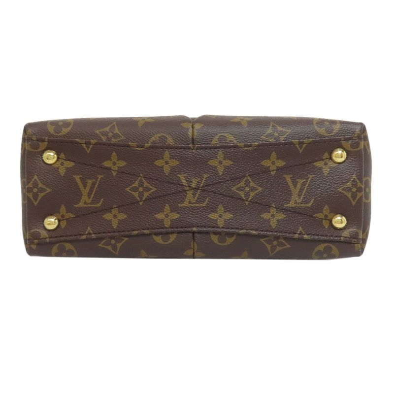 Louis Vuitton M43976 V Tote BB Handbag Monogram Canvas Women