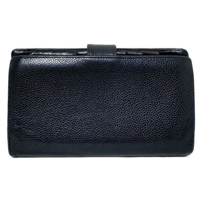 Chanel Bifold Wallet - Black Gold Hardware