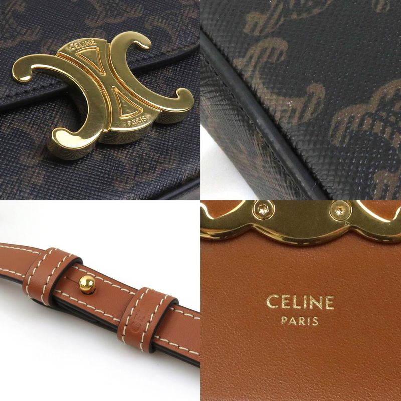 Celine Crossbody Shoulder Bag Triomphe Mini Claude