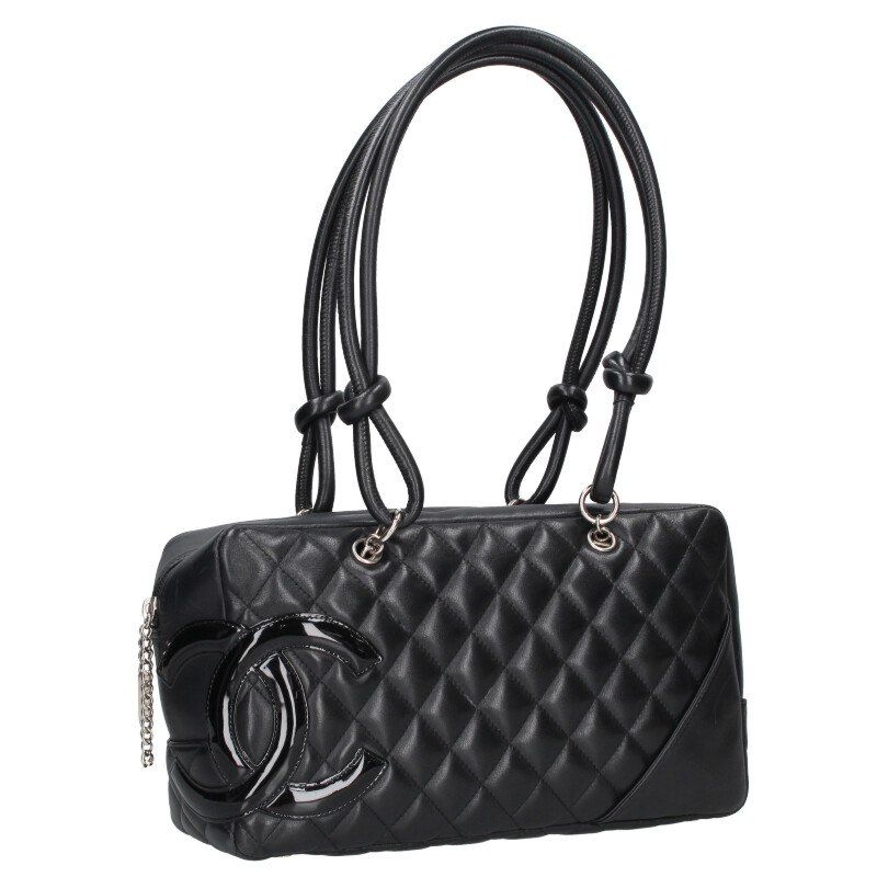 Chanel Cambon Line Lambskin Beau Ring Handbag Women