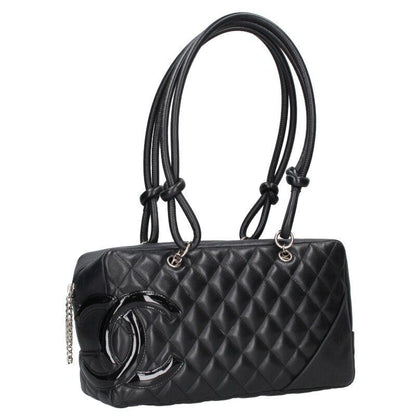 Chanel Cambon Line Lambskin Beau Ring Handbag Women