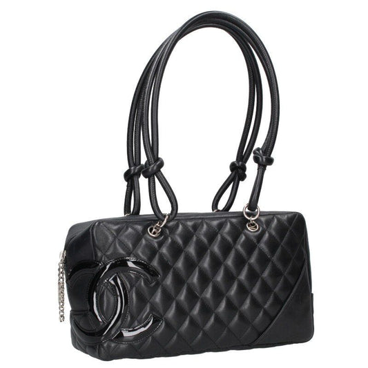Chanel Cambon Line Lambskin Beau Ring Handbag Women