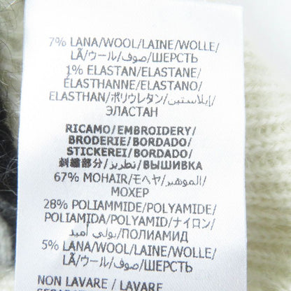 Gucci×adidas Gucci×adidas 721504 Mohair Trefoil Embroidery Knit Long Pants