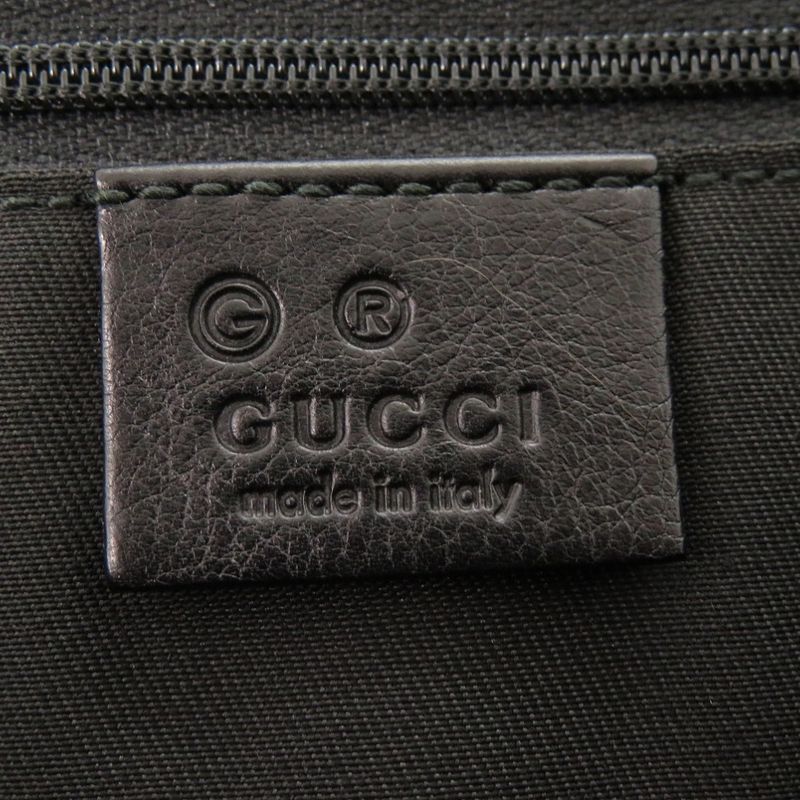 Gucci Horsebit Pattern 238695 Canvas/leather Black Tote Bag Black 0892 Gucci