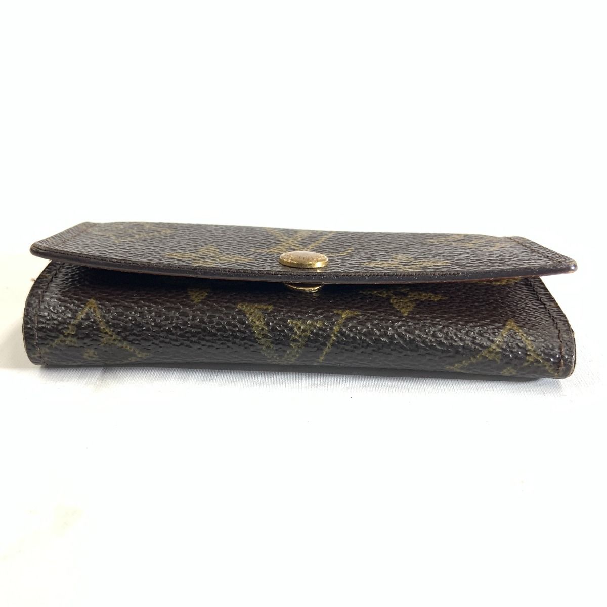 Louis Vuitton Monogram Multicles 4 Quadruple Key Case M69517 Brown Junk Item