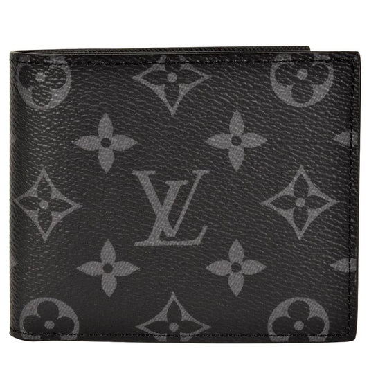 Louis Vuitton Portefeuille Marco NM Bifold Wallet M62545 Monogram Eclipse With