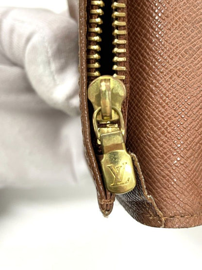 Louis Vuitton Monogram Portefeuille Brazza Long Wallet Folded M66540 Brown Made
