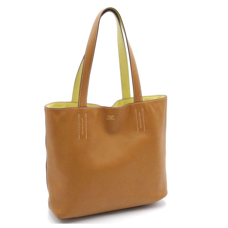 Hermes Double Sens 28 Sikkim Gold Tote Bag