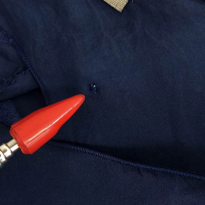 Bottega Veneta - Silk 100% Silk Ruffle Collar Blouse Top - 40 - Blue - Women