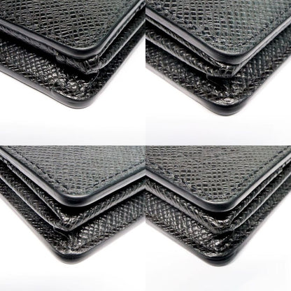 Louis Vuitton Taiga Coin Purse M30598 Noir Black Leather Coin Purse