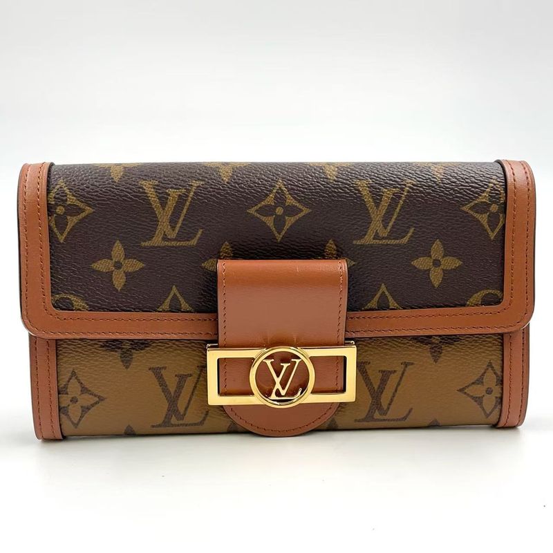 Louis Vuitton Portefeuille Sarah Dauphine Monogram Reverse RFID Reaction