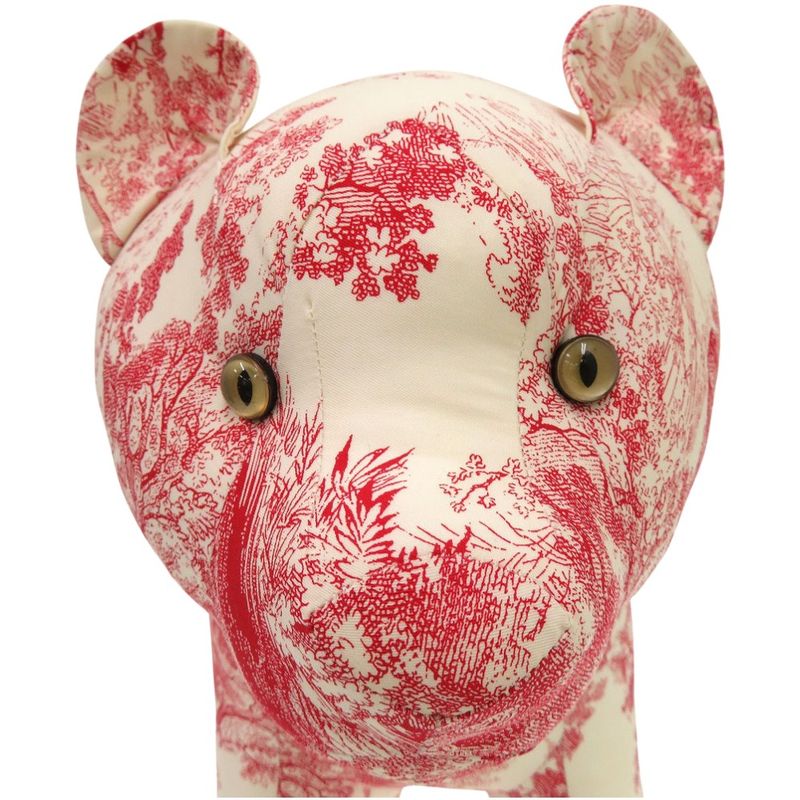 Dior Baby Dior Toile De Jouy Animal Plush Toy Polyester Red 1708 Dior