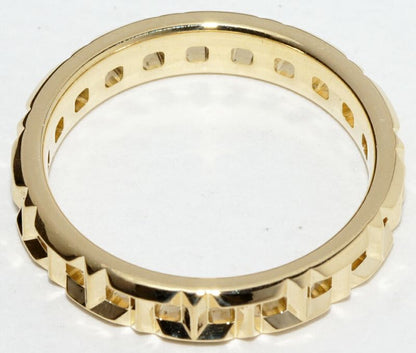 Tiffany & Co Ring 18K Yellow Gold T True Narrow Ring Width 35mm (014in)