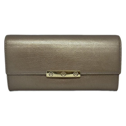 Cartier Long Wallet Love Gold Leather