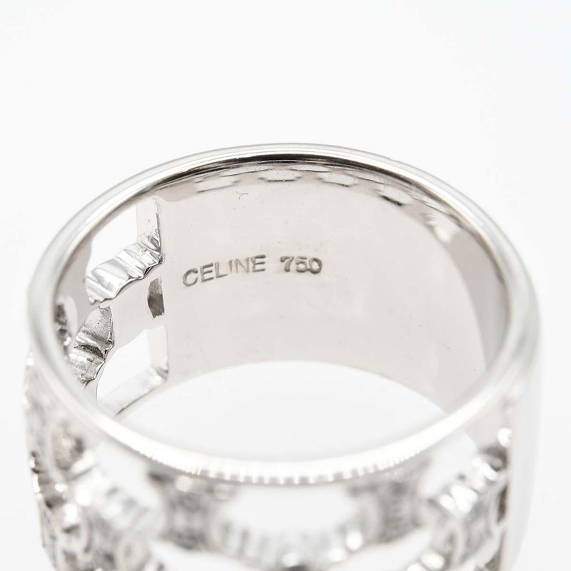 Polished 済 Celine 750 Macadam Ring Approx 12.5 Size Accessory Ladies Approx