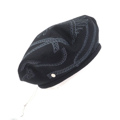 Hermes H222039n 100% Wool Saint Honore En Finesse Beret With Serie Buttons