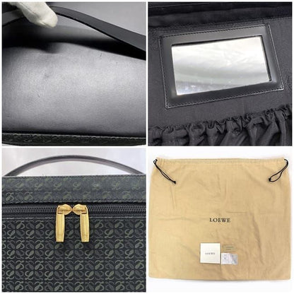 Loewe 2-Way Shoulder Bag Black Green