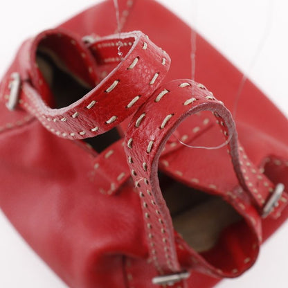 Fendi Selleria Leather Red Women's Handbag