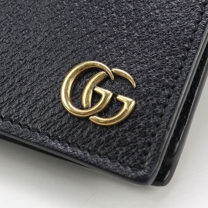 Gucci Long Wallet Double G Gu88947 Long Leather Wallet With Two Fold Coin Purse
