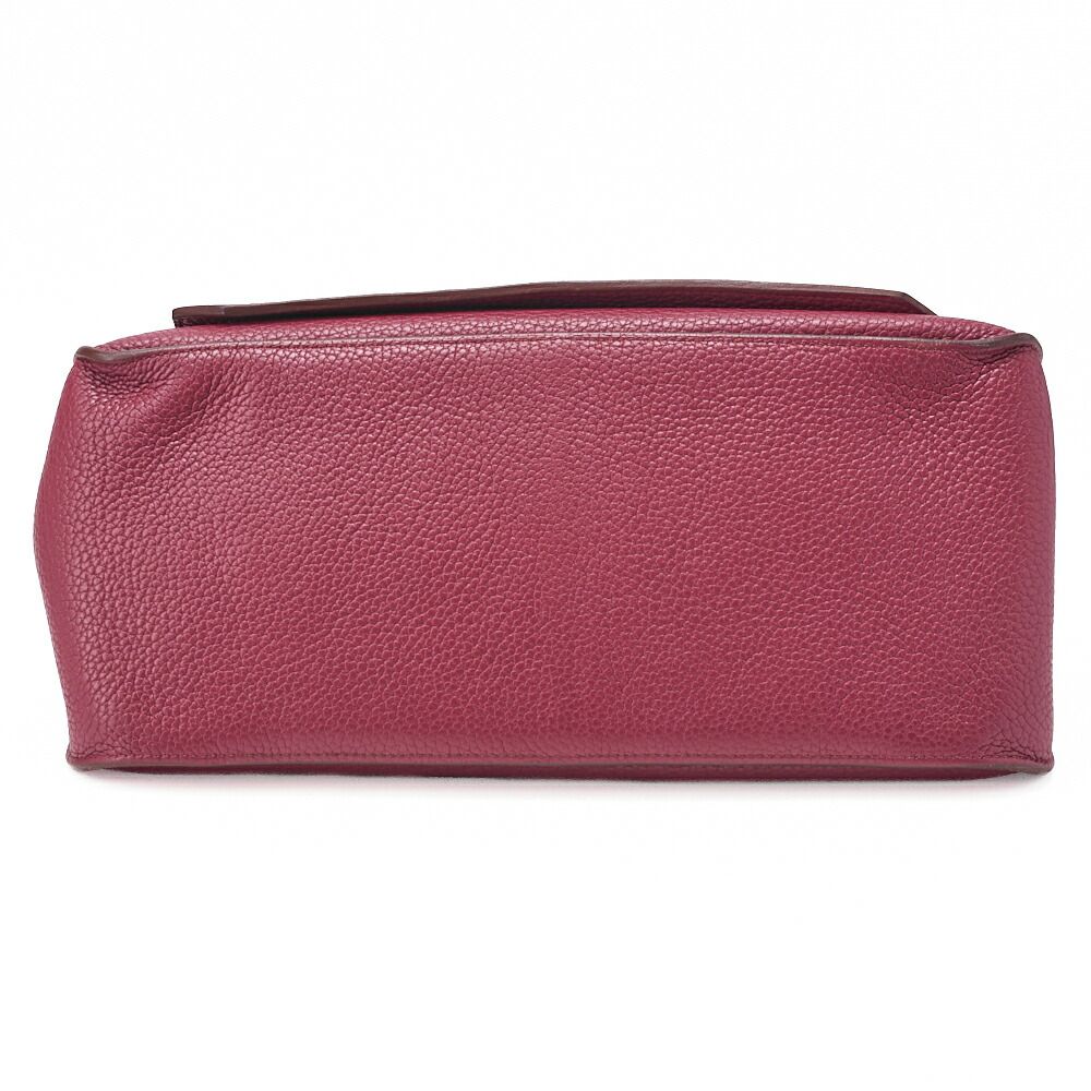 Hermes Gipsyère 34 Shoulder Bag Taurillon Clemence Tosca (silver Hardware)