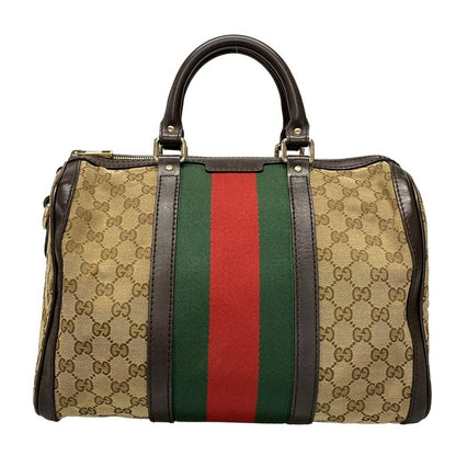 Gucci Handbag GG Patternsherry (web) 247205 Dark Brown X Beige X Multi Mini