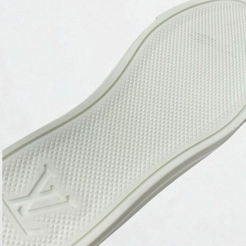 Louis Vuitton Stellar Line Sneakers Shoes Leather White Multicolor Unused Logo