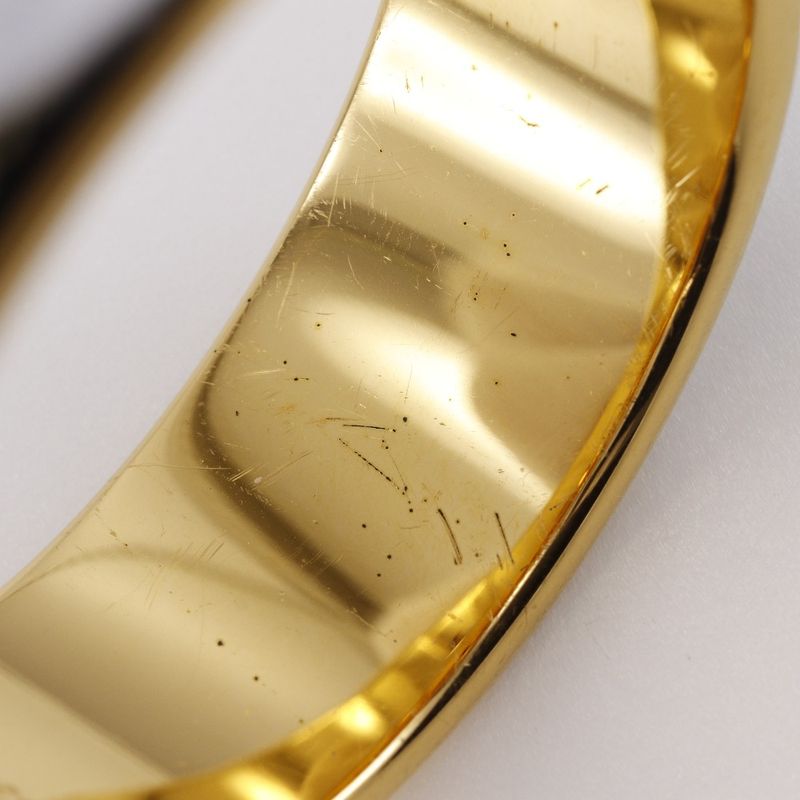 Hermes Roque Emile Cloisonne Horse Pattern Bangle Gold Plated Black Ladies