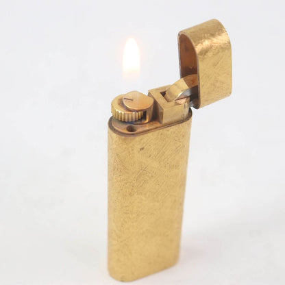 Cartier Cross Cut All Over Pattern Oval Roller Type Smoking Tool