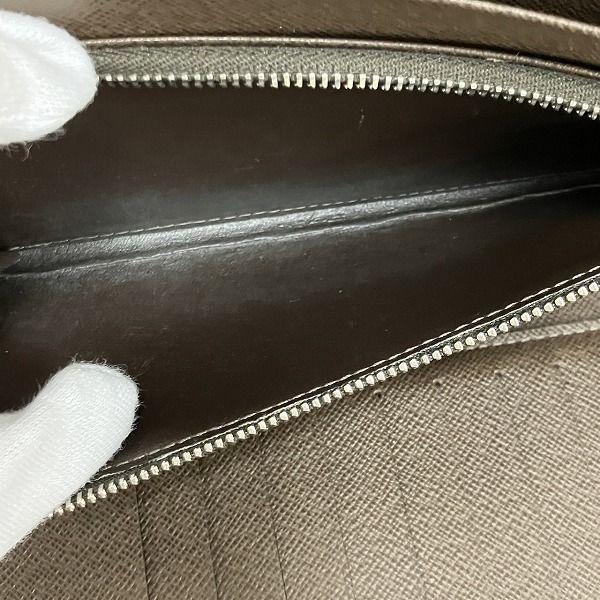 Louis Vuitton Taiga Organizer Athol M30658 Round Zipper Long Wallet Travel Case