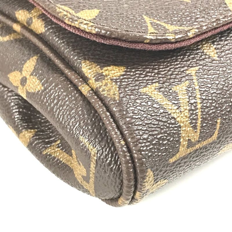 Louis Vuitton Shoulder Bag Favorite PM M40717 Monogram Canvas Brown