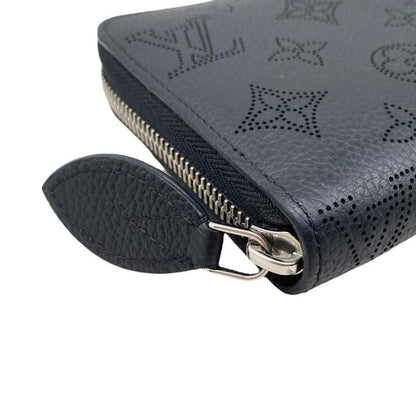 Louis Vuitton Long Wallet Zippy Wallet M61867 Monogram Mahina Noir Black Louis