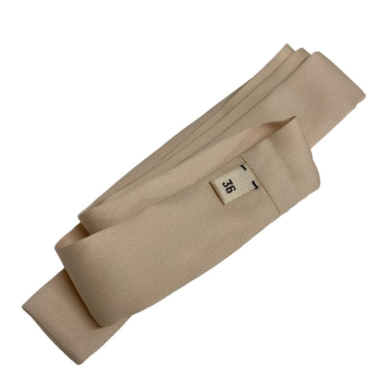 Hermes Dress Size 36 S Women - 3h0612d1 Beige And Light Brown Short Sleeves/knee