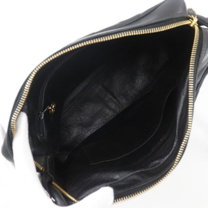 Chanel Matelasse Coco Mark Rope Vintage Lambskin Black Ladies Shoulder Bag