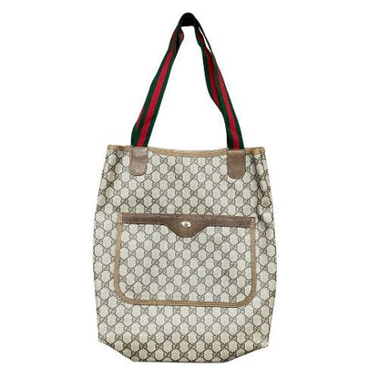 Gucci Tote Bag GG Supreme GG Supreme Old Gucci Sherry Line Brown