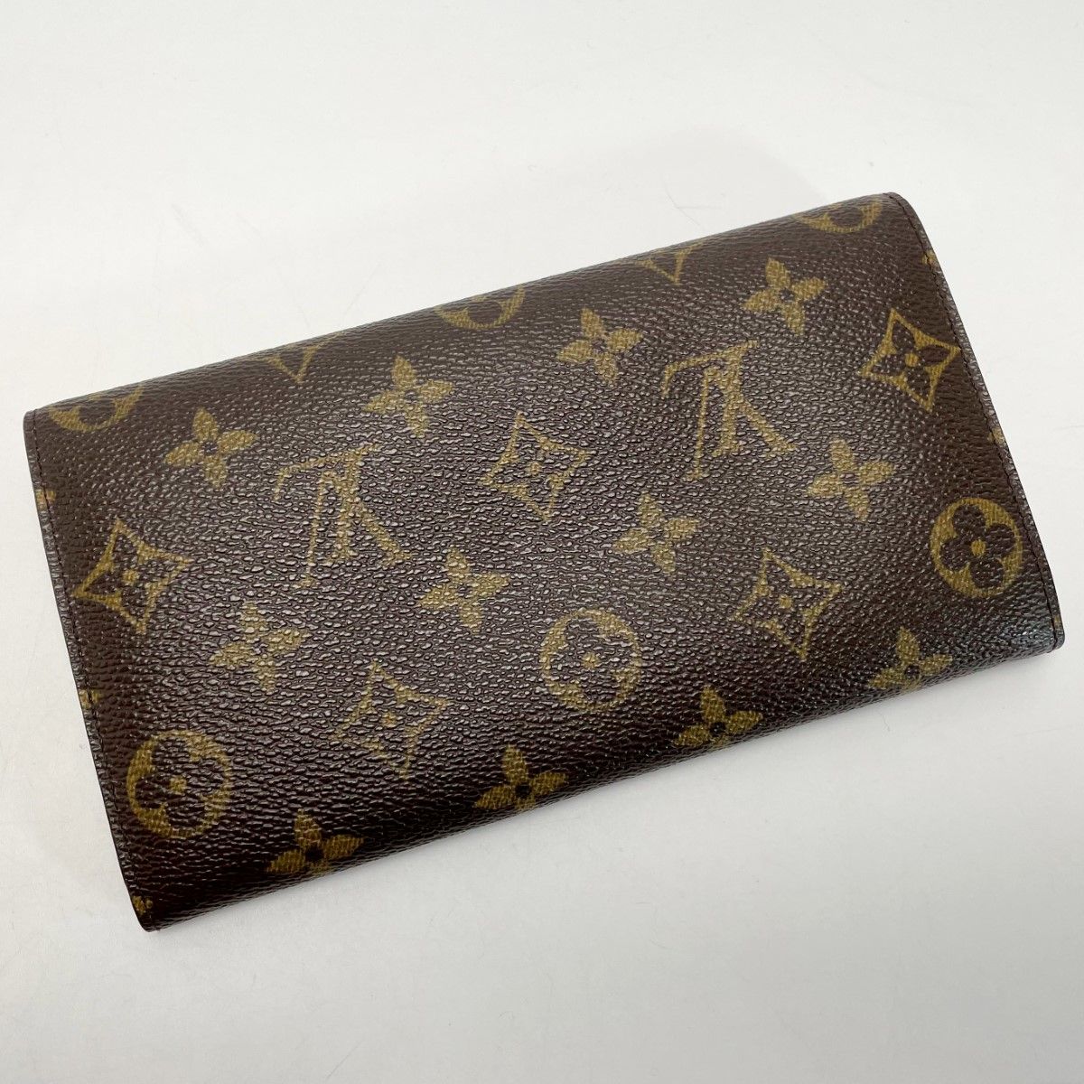 Louis Vuitton Monogram Pochette Portomone Credit M61725 Long Wallet Women's