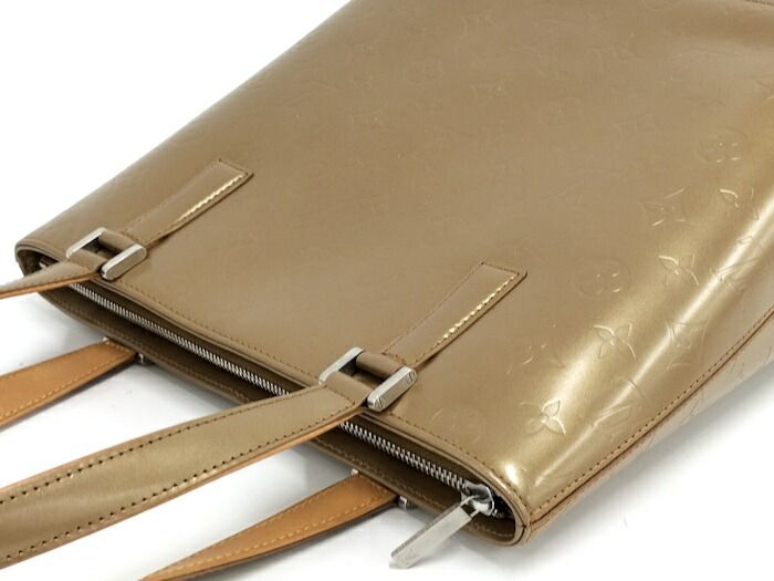 Louis Vuitton Stockton Tote Bag Monogram Matte Ambre M55117