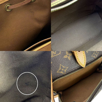 Louis Vuitton Backpack Sac Backpack Montsourismm M51136 Monogram Leather Gold