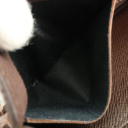 Louis Vuitton Portefeuille Sarah N63209 Damier Canvas Brown Ca0155 Unisex Long