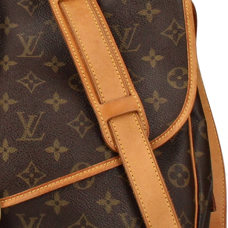 Louis Vuitton Someur 35 M42254 Monogram Women's Shoulder Bag Brown Excellent