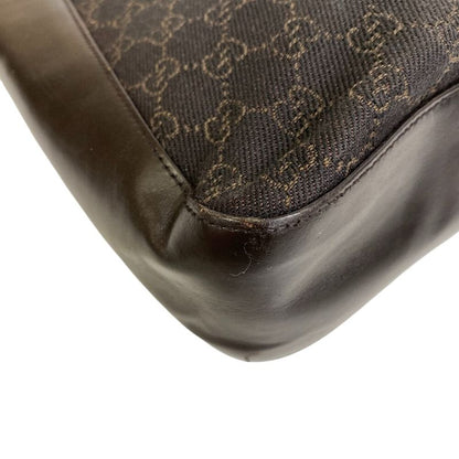 Gucci 73982 GG Pattern Tote Bag Cabas  Brand Shoulder Fashionable Laptop Brown