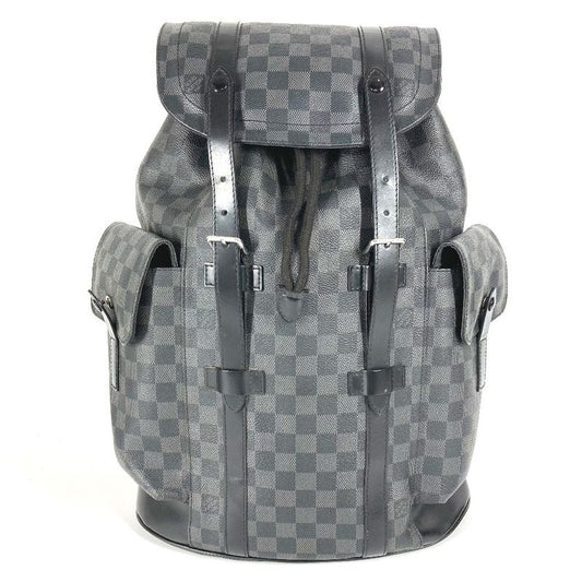 Louis Vuitton Backpack Sac Christopher MM Christopher MM N41379 Damier Graphite