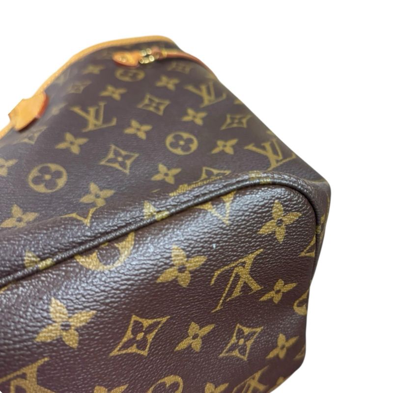 Louis Vuitton Neverfull MM Monogram Tote Bag Monogram Canvas M40156 Brown Women
