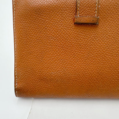 Hermes Bifold Wallet Bearn Compact Brown
