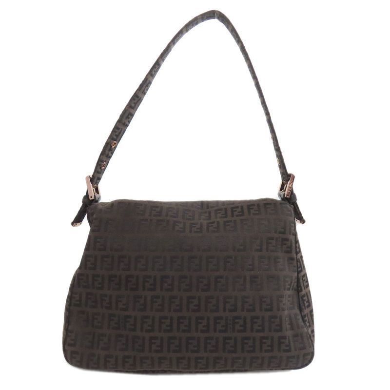 Fendi Zucca Pattern Handbag Canvas Women