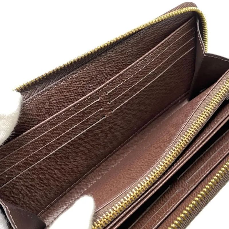 Louis Vuitton Long Wallet Zippy Wallet N41661 Damier Ebène Louis Vuitton